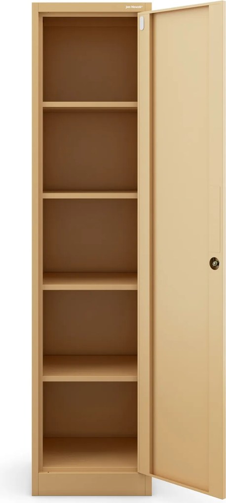 Metalowa szafa aktowa Alex Fresh Style 45x40x185 cm beżowa