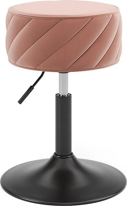 Stołek różowy 35x38.5x50.5 cherio