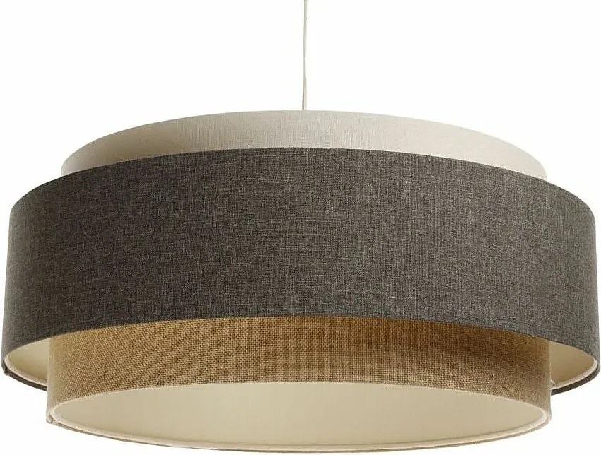 Lampa wisząca ERUTAN DUDU kremowa/szara/beżowa