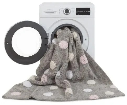 Dywan dziecięcy TOPOS TRICOLOR GREY ROSA/PINK 120x160 szary LORENA CANALS