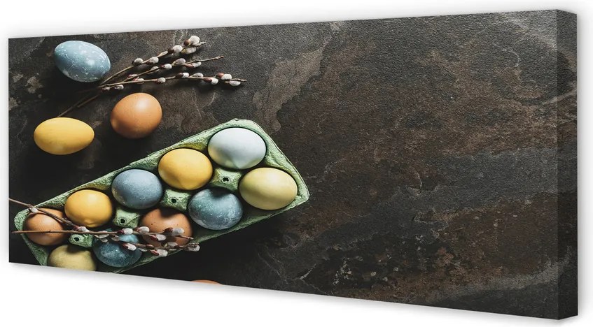Fotoobraz na płótnie Jajka i Bazie