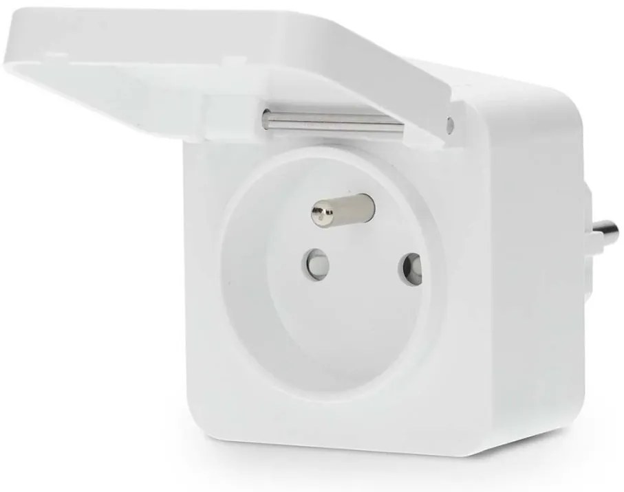 Nedis ZBPO130EWT - Inteligentne gniazdko Smartlife 3680W/230V Typ E/16A Wi-Fi Tu