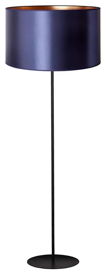 Duolla - Lampa podłogowa CANNES 1xE27/15W/230V śr. 45 cm fioletowa/miedź/czarna