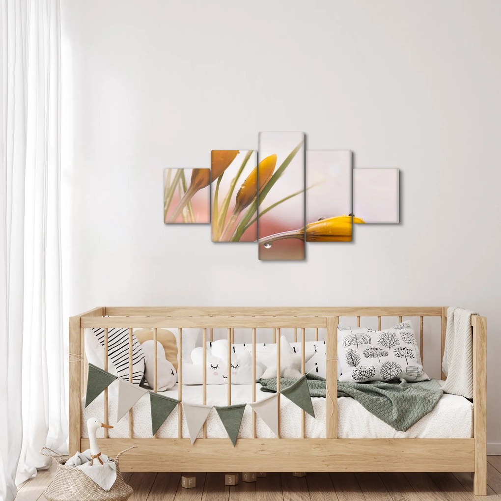 Obraz - Wiosenne kwiaty (125x70 cm)