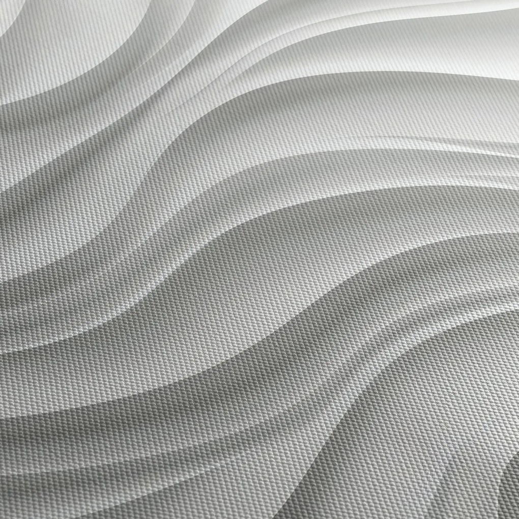 Obraz - 3D białe fale (170x50 cm)
