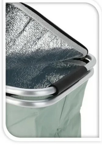 Torba chłodząca 35 l, 48 x 28 x 24 cm, zielona