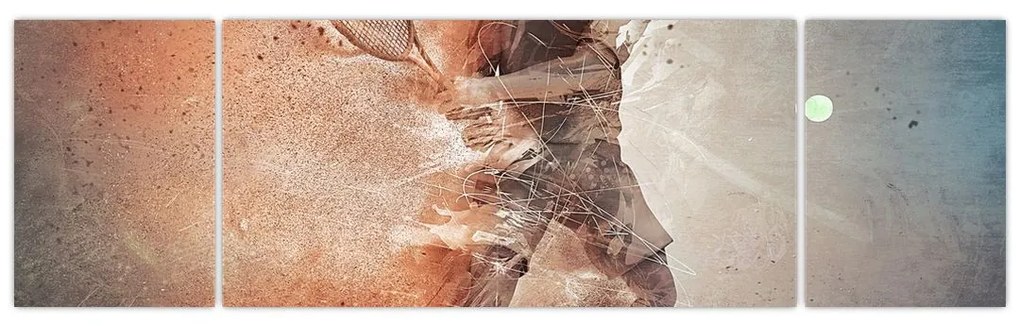 Obraz - Tenisista (170x50 cm)