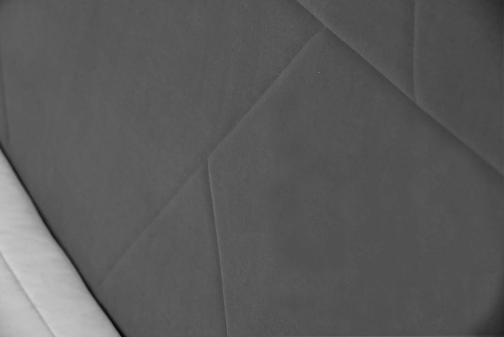 Łóżko TONY 160x200 cm Zielony oliwkowy Z materacem