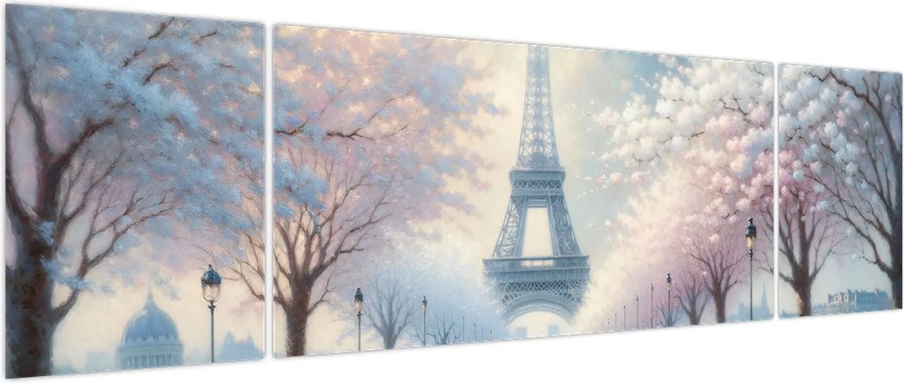 Obraz - Obraz z Paryża (170x50 cm)