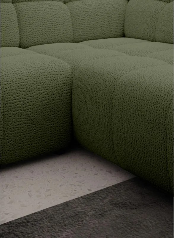 Narożnik COCOON L z elektryczną regulacją siedziska Lewostronny w tkaninie JAGUAR 12