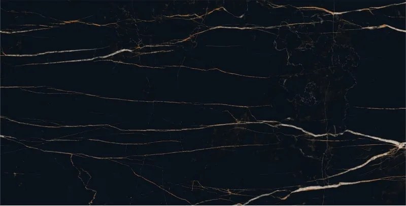 Mexen Flamingo Black gres szkliwiony rekt. G1, płytka podłogowo-ścienna 120 x 60 cm, wysoki połysk - TL215-120-060-00