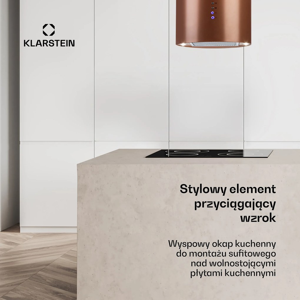 Klarstein Beretta Okap wyspowy