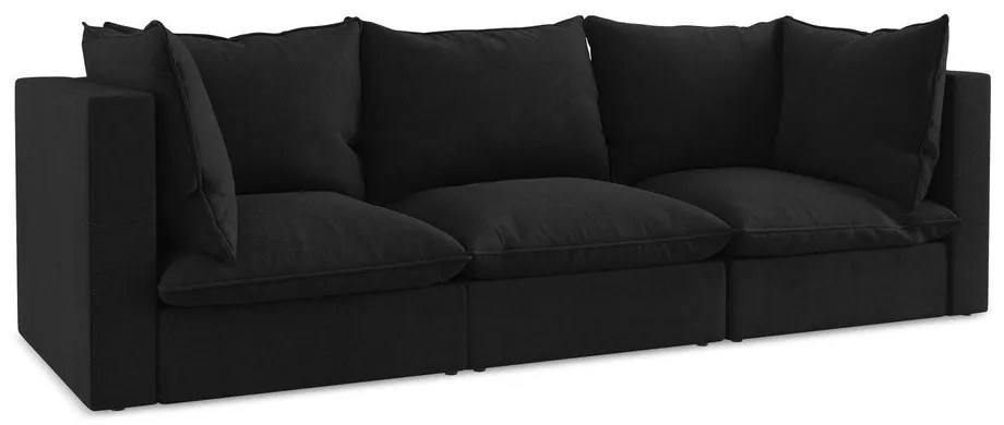 Czarna sofa 255 cm Manao – Makamii