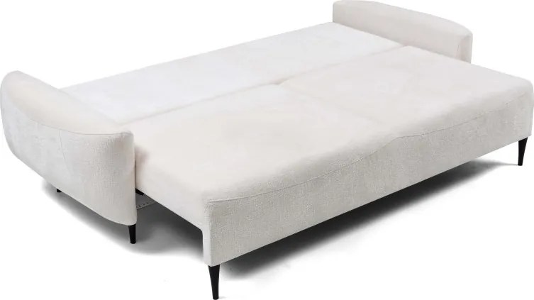 Sofa BOHO z funkcja spania i pojemnikiem BRUDNA BIEL PERFECT HARMONY 01
