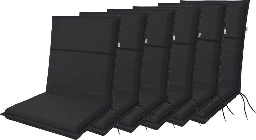 Doppler LIFE 5350 niski - zestaw 6 szt. zestaw 6 szt. poduszek na krzesło z niskim oparciem