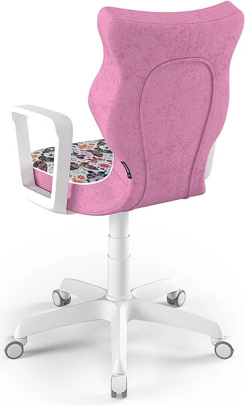 Krzesło do biurka Norm White rozmiar 5 (146-176,5 cm) z wzorami