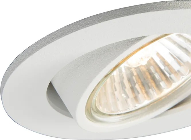 Zestaw 10 inteligentnych podtynkowych reflektorów białych, pochylnych, w tym Wi-Fi GU10 - Cisco