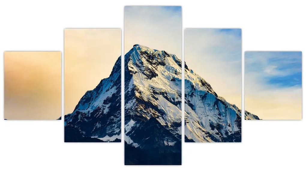 Obraz ośnieżonych gór, Nepal (125x70 cm)
