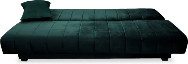 Sofa z Funkcją Spania SIGMA Rozkładana Wersalka Dwuosobowa Zielona Nowoczesna do Salonu