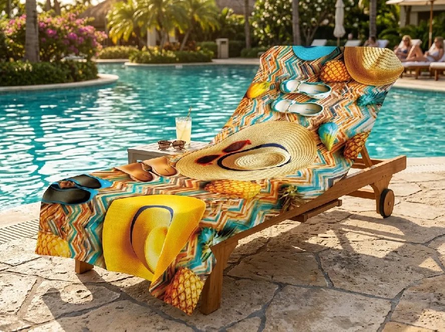 Szybkoschnący XXL ręcznik plażowy VACALIO kolorowy 150 x 210 cm, 100% mikrofibra