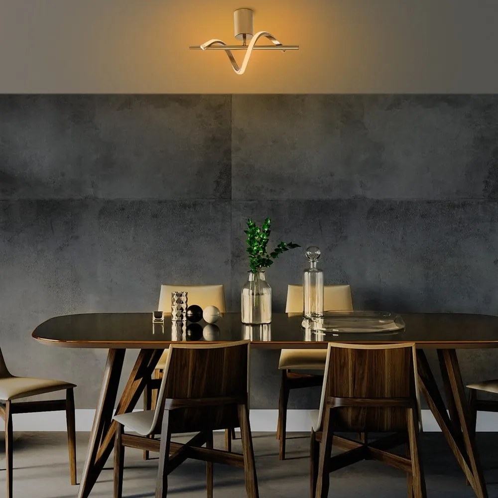 Lampa sufitowa LED w kolorze złota 7x41 cm Likma – Opviq lights