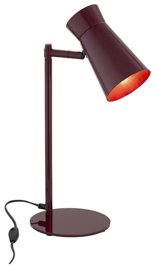 Argon 8877 - Lampa stołowa LORD 1xE14/7W/230V bordowa