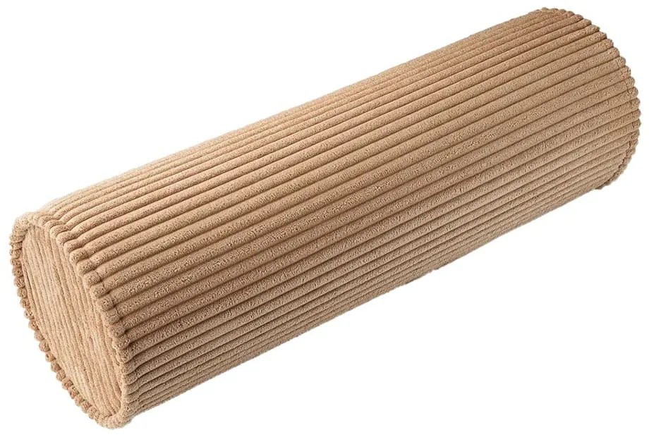 Brązowa sztruksowa poduszka na sofę dziecięcą Roll – Wigiwama