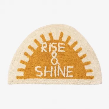 Dywanik Łazienkowy 55x80 Cm Z Bawełny Rishi Curry Żółty - Sklum