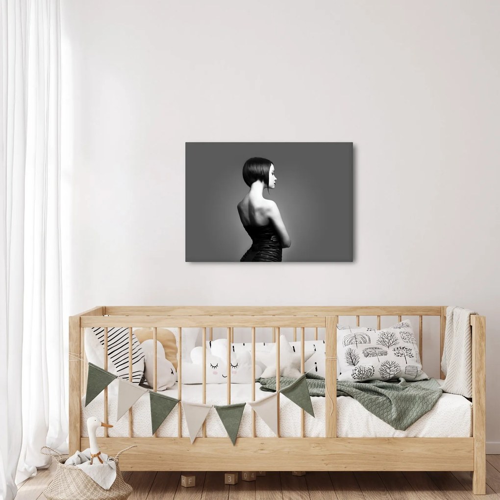 Obraz eleganckiej kobiety (70x50 cm)