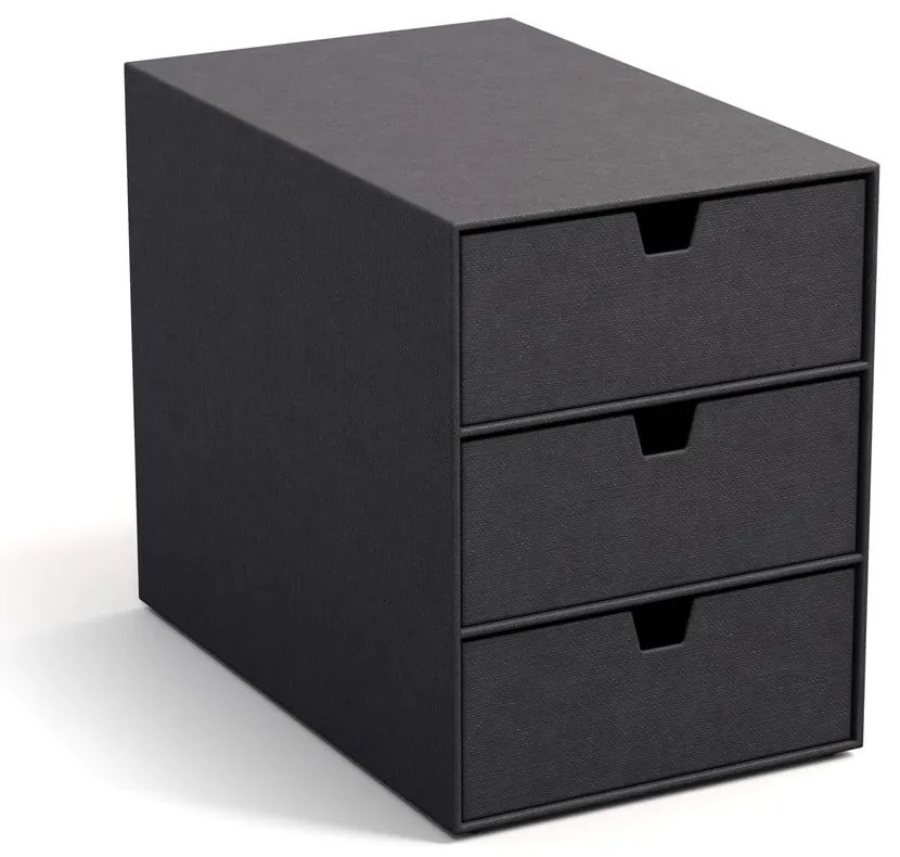 Kartonowy organizer z szufladką Ingrid Canvas Paper Laminate – Bigso