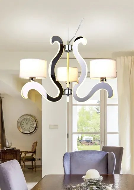 Potrójna lampa chromowana - 3X K281 K8-G88