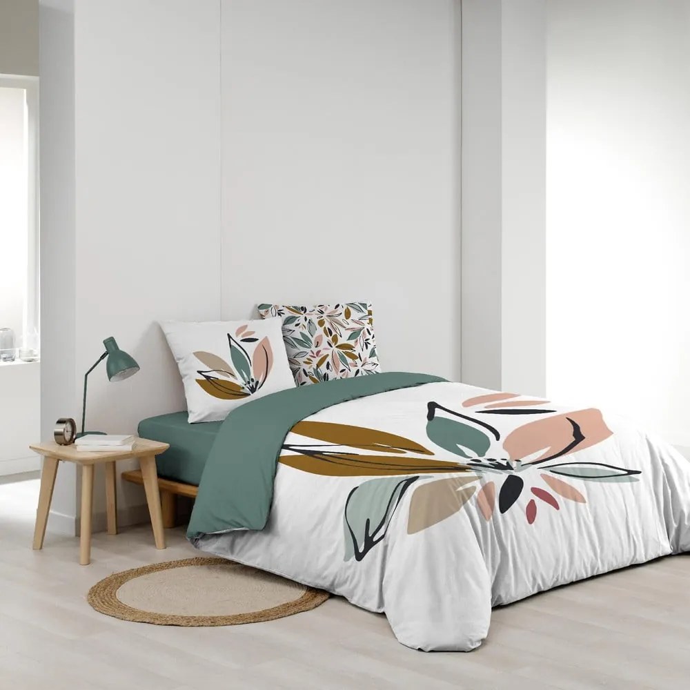 Biała bawełniana pościel dwuosobowa 240x220 cm Octavia – douceur d'intérieur