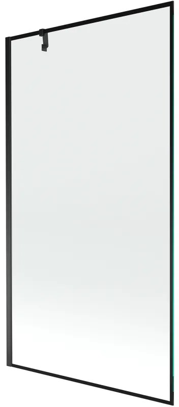 Mexen Next parawan nawannowy 1-skrzydłowy 100 x 150 cm, czarna ramka, czarny - 895-100-000-00-70-70