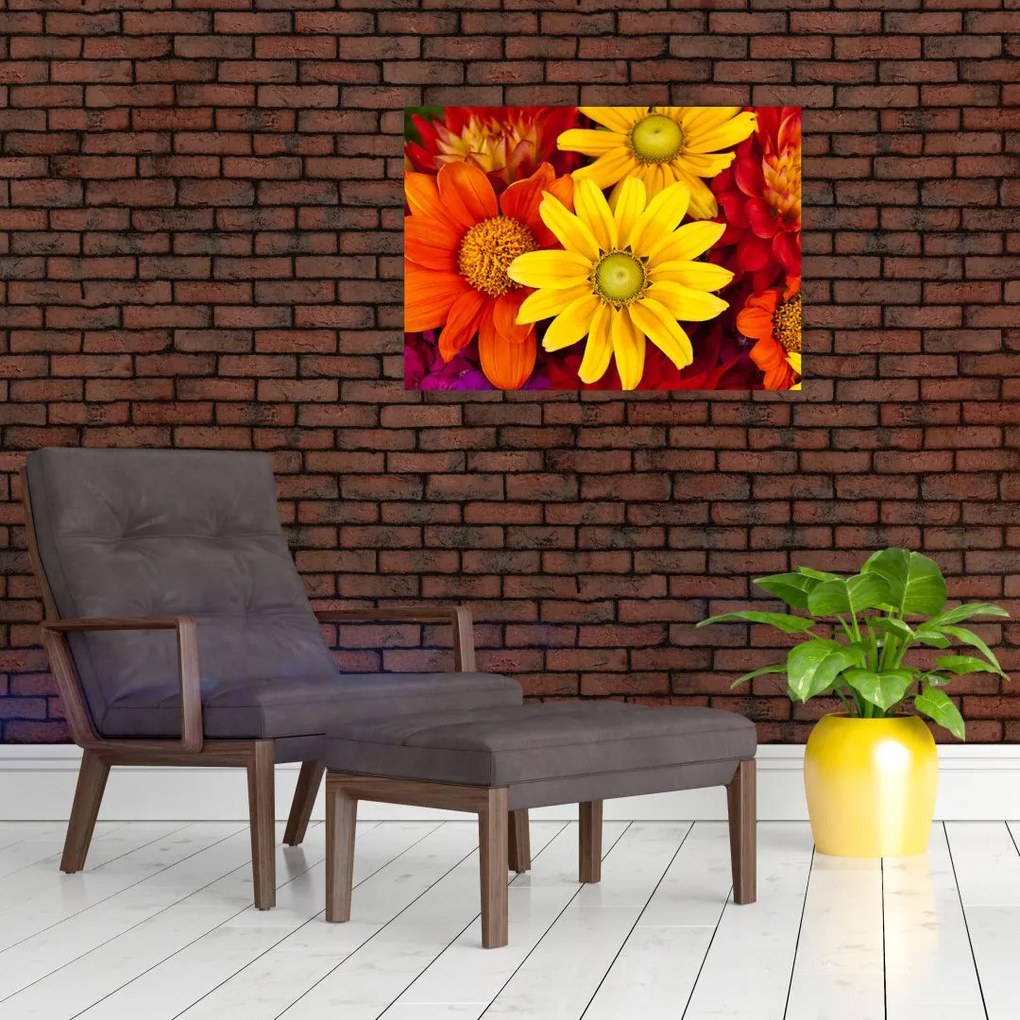 Obraz kwiatów (70x50 cm)