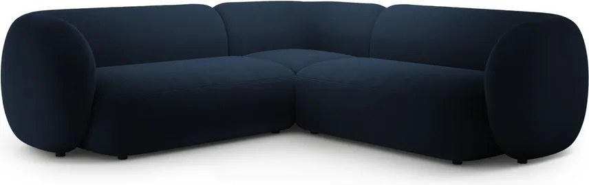 Niebieski aksamitny narożnik Kate – Micadoni