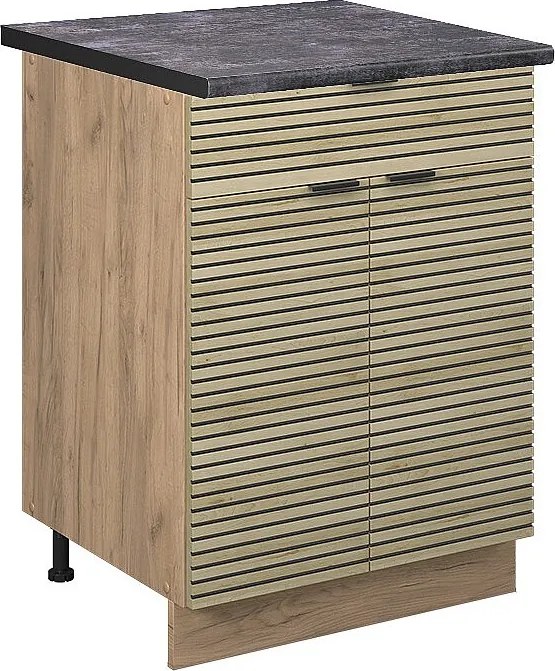 Szafka dolna do kuchni panel dębowy 60x60x82 fame-line