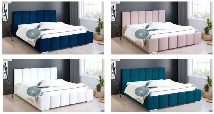 Tapicerowane łóżko 160x200 H6-K93