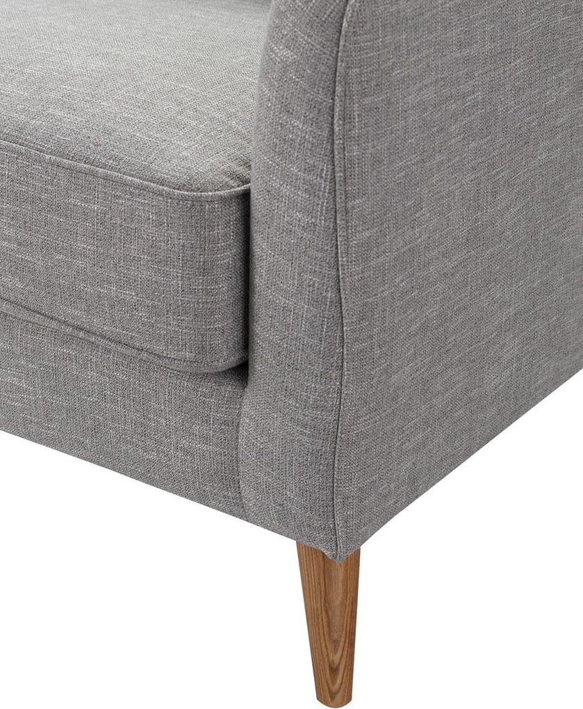 Sofa Venuste grey linen 2-os.