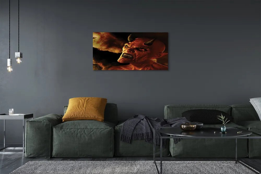 Obraz drukowany na płótnie Diabeł