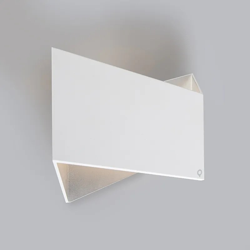 Designerska lampa ścienna biała - FoldDesignerski Oswietlenie wewnetrzne