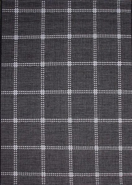 Dywan Natura PT Kratka ciemno szary 140x190 Prostokąt