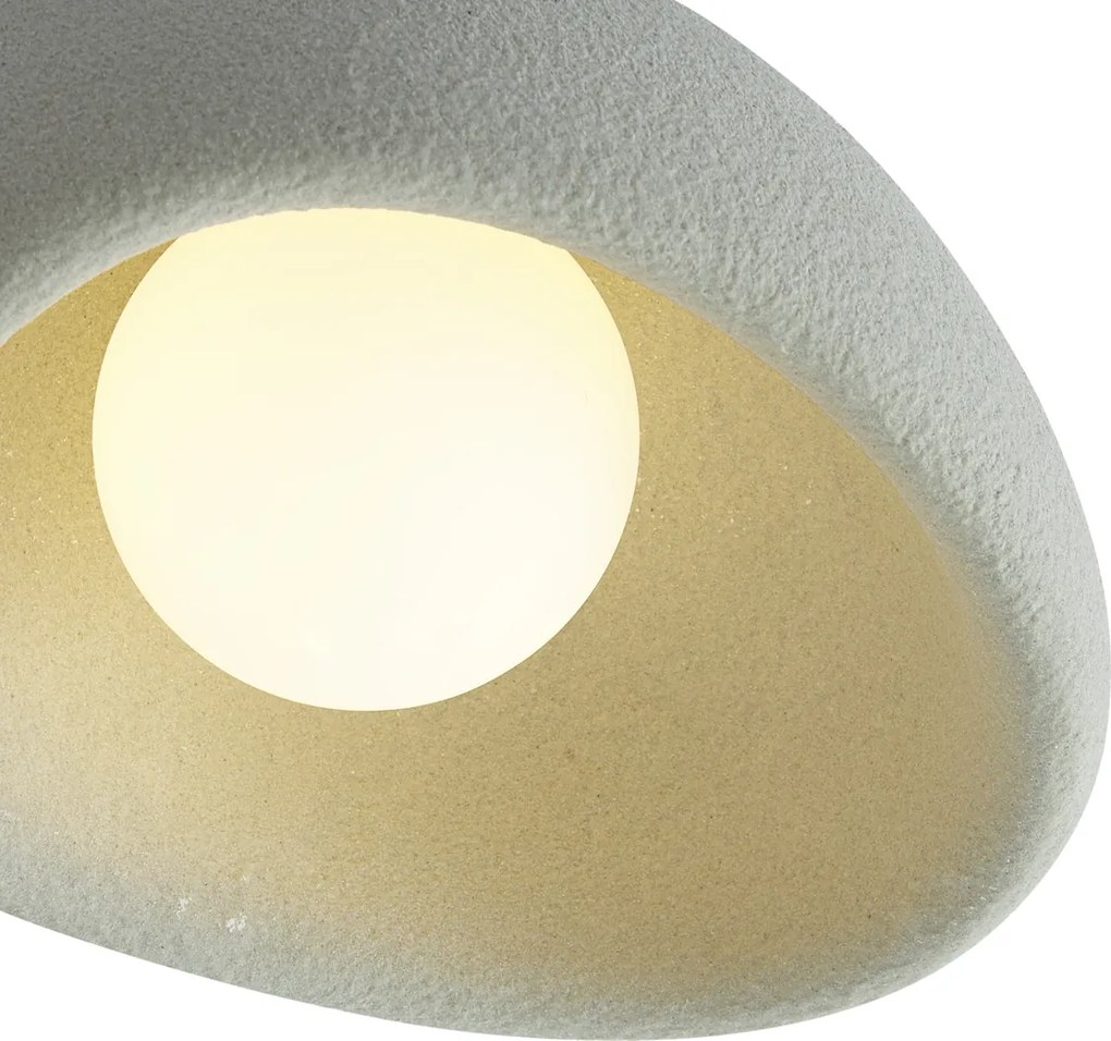 Lampa sufitowa Japandi jasnozielona - Wabi