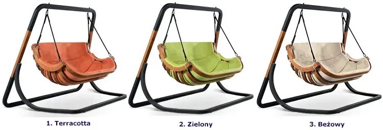 Zielony wiszący fotel ogrodowy - Oreso 4X