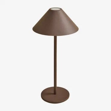Bezprzewodowa Lampa Stołowa Led Na Zewnątrz Nebida Brązowy Coffee - Sklum