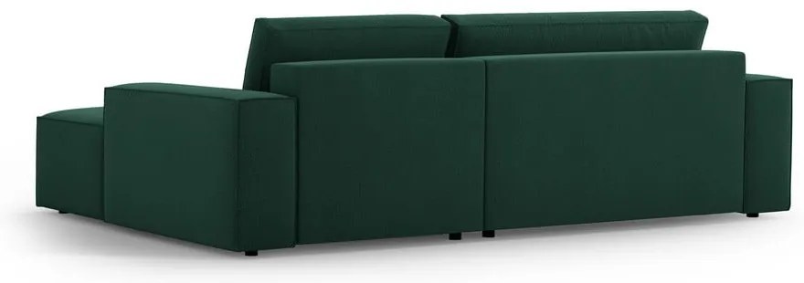 Zielony rozkładany narożnik (prawostronny) Jodie – Micadoni Home