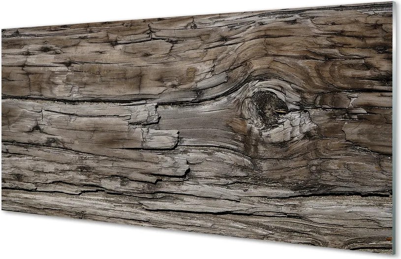 Panel szklany do Kuchni Naturalne Sęki i Słoje