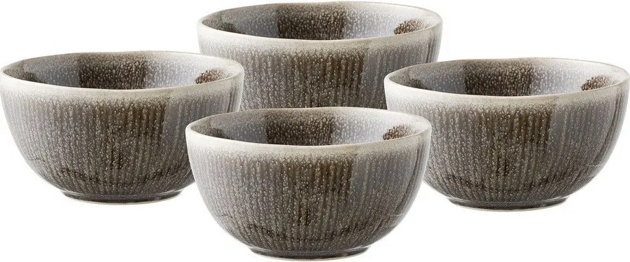 Szarobeżowe kamionkowe miski na zupę zestaw 4 szt. 1 l Viola – House Nordic