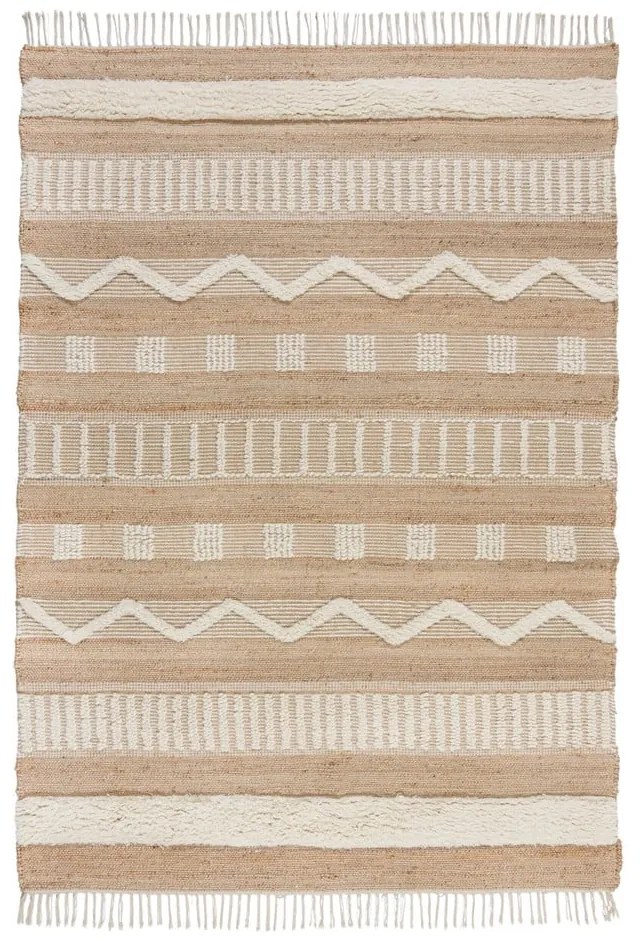 Beżowy dywan z juty Flair Rugs Medina, 120x170 cm