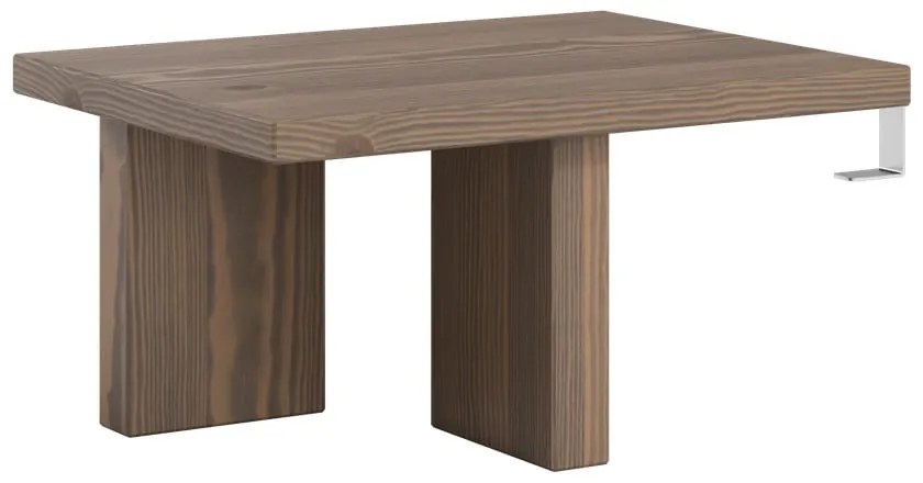 Brązowa szafka nocna z litego drewna sosnowego Japan – Karup Design