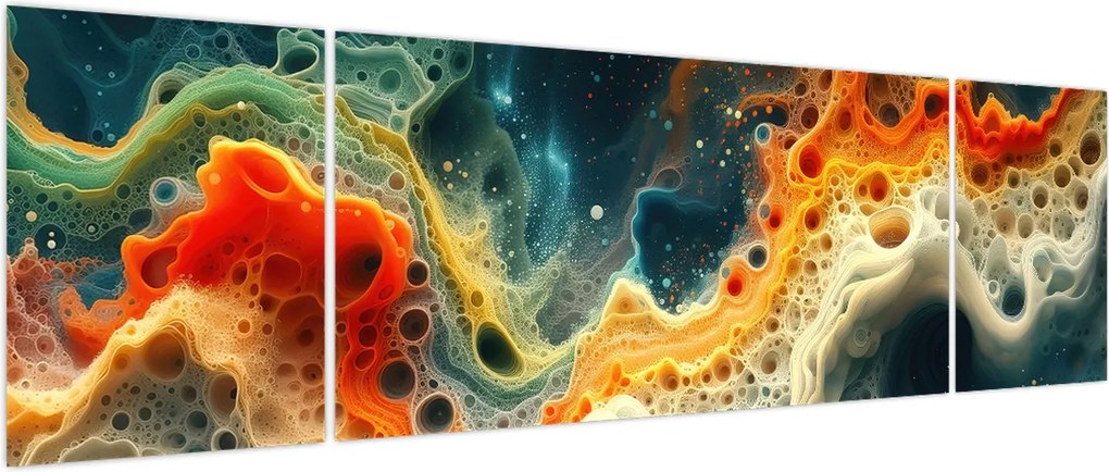 Obraz - Nowoczesna abstrakcja (170x50 cm)
